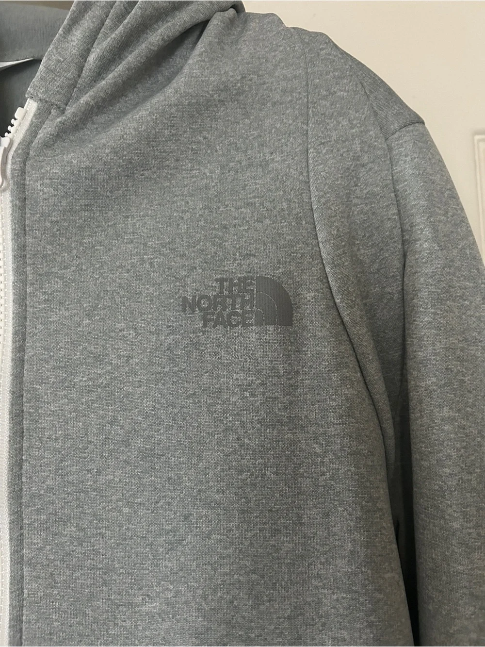 The North Face Men's Light Gray Hoodie Jacket